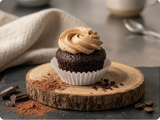 Chocolate Filled Cupcake