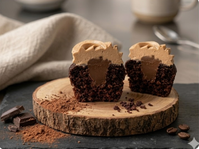 Chocolate Filled Cupcake