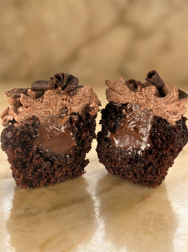Chocolate Filled Cupcake