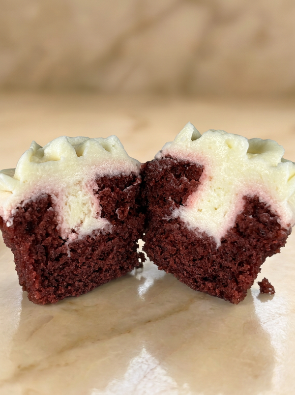 Red Velvet Filled Cupcake