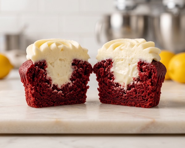 Red Velvet Filled Cupcake