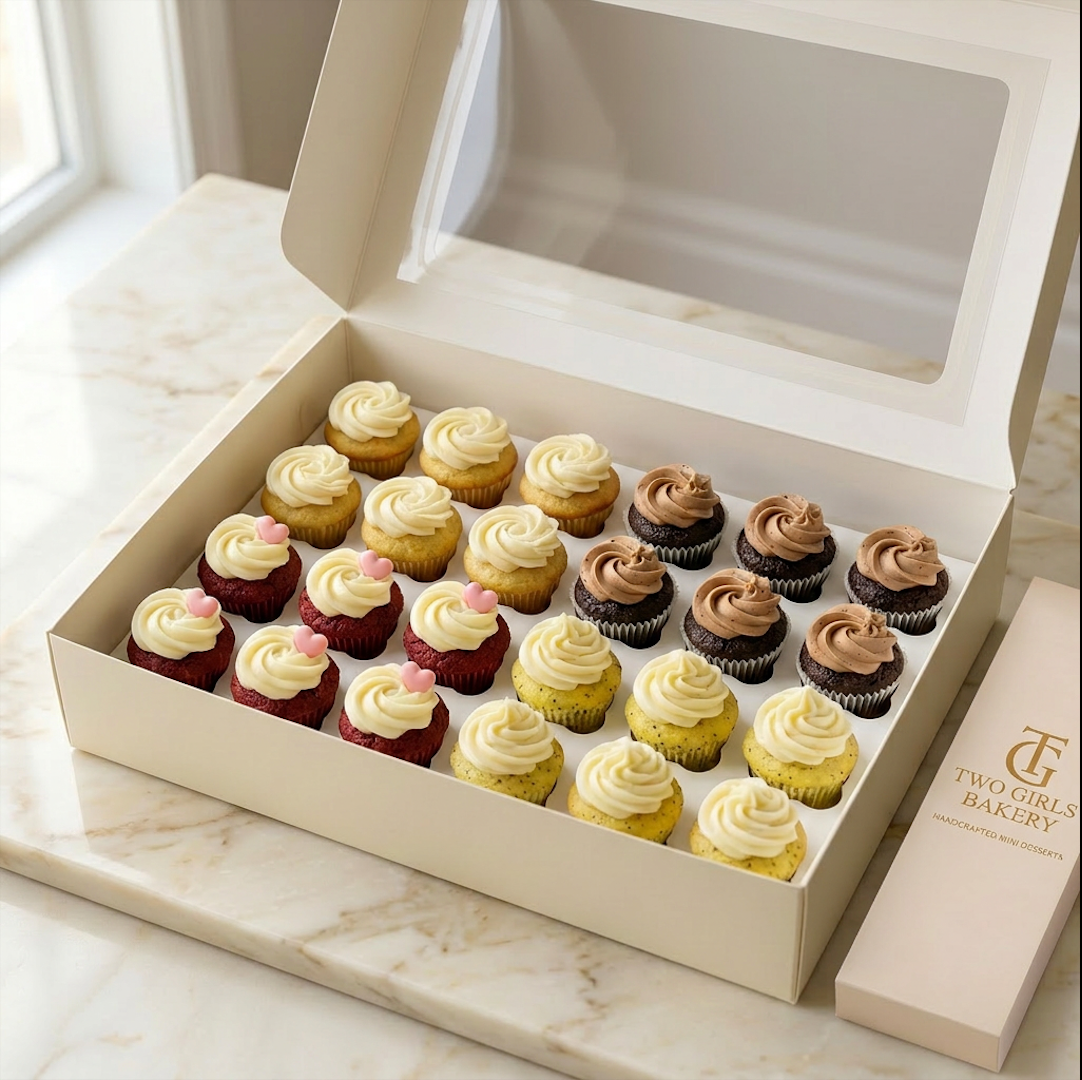 The Signature Collection - 24 Filled Mini Cupcakes
